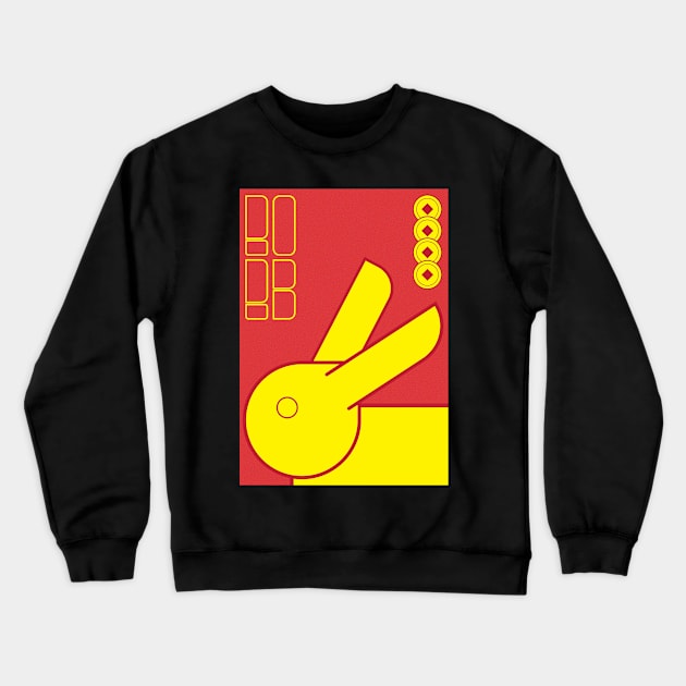 Year of the Rabbit Crewneck Sweatshirt by TheRatbagCo